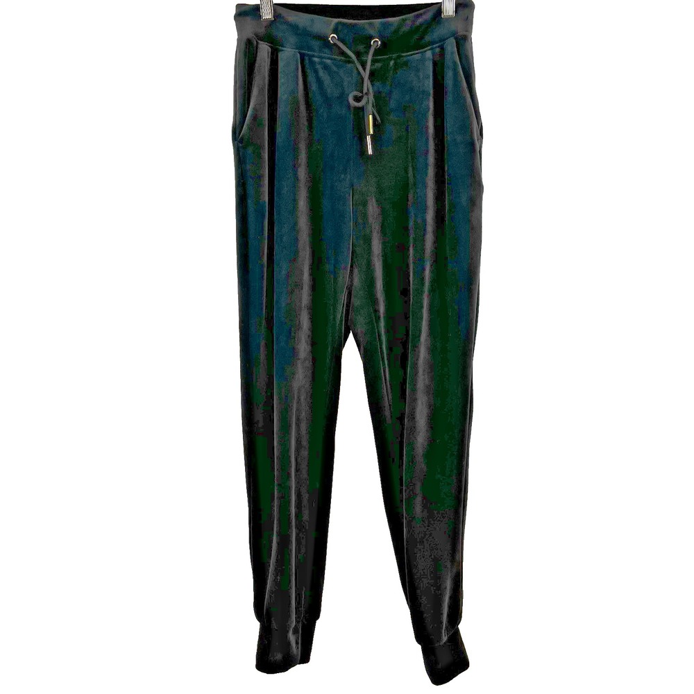Truth by  Republic Womens Velour Track Pants Size  XS Black Luxury Lounge Travel